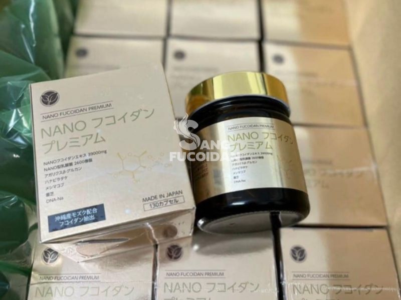 NANO Fucoidan Premium chứa hỗn hợp nấm quý Beta-glucan