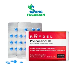 POLICOSANOL 10 Úc | Hỗ Trợ Giảm Mỡ Máu, Cải Thiện Cholesterol & Lipid Máu